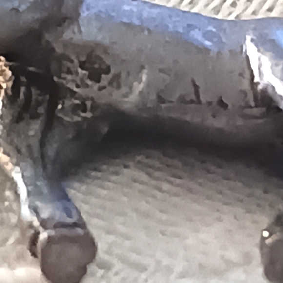 Pewter Oxen Miniature 1 Inch - Picture 5 of 5